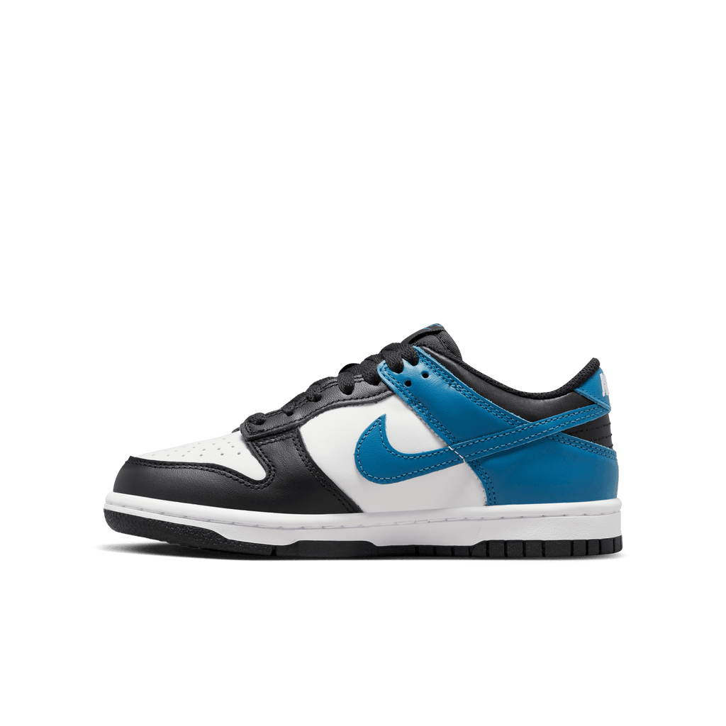 Big Kids' Nike Dunk Low "Industrial Blue Black White"