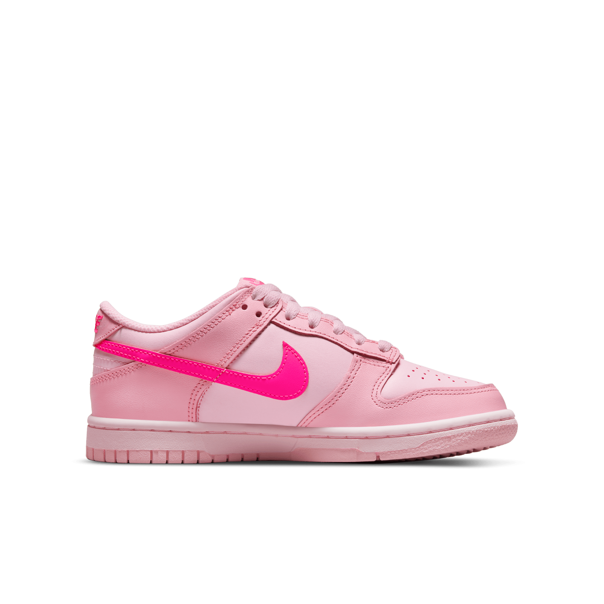 Big Kids' Nike Dunk Low "Triple Pink"