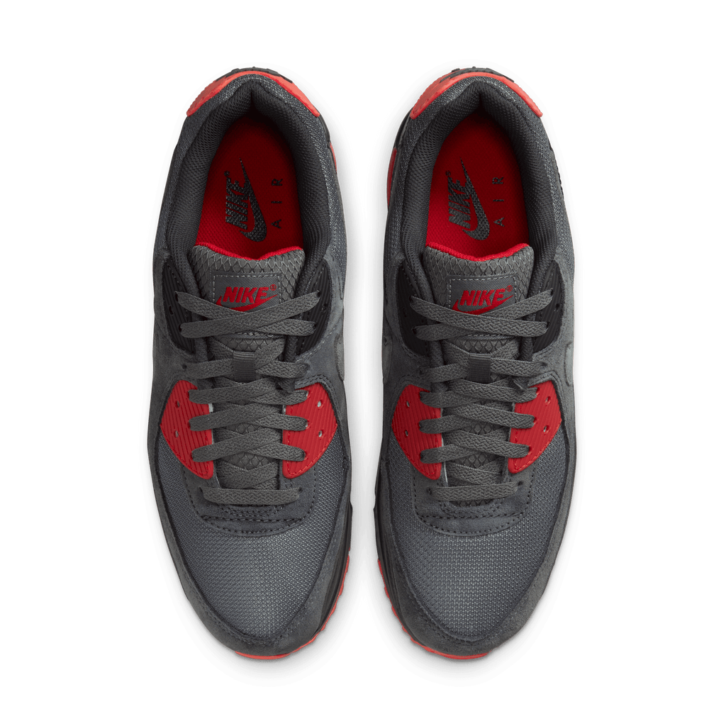 Men's Nike Air Max 90 "Iron Grey Fire Red"