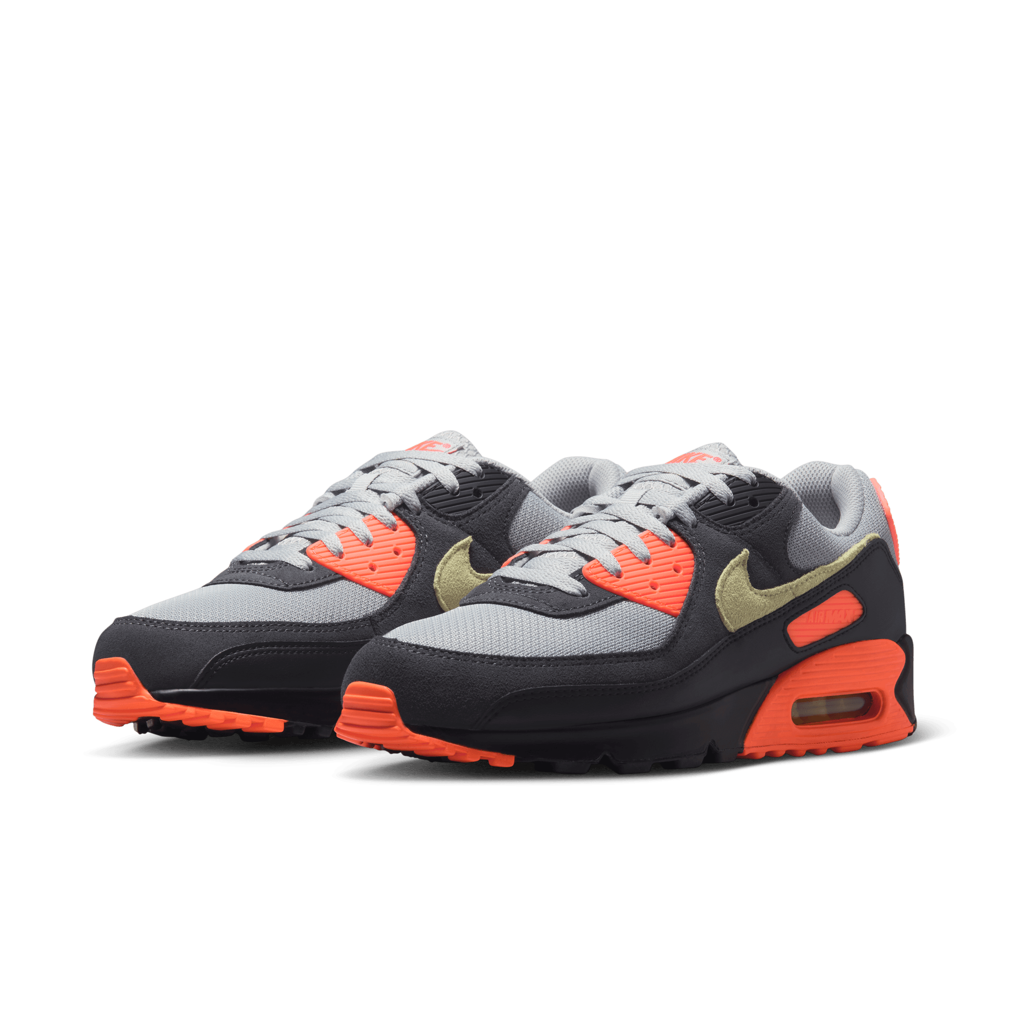 Men's Nike Air Max 90 "Smoke Grey Hyper Crimson"