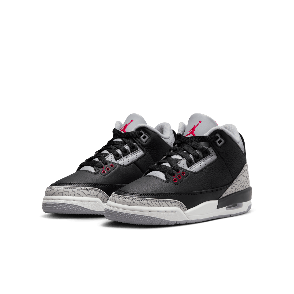Big Kids' Jordan 3 Retro "Black Cement"