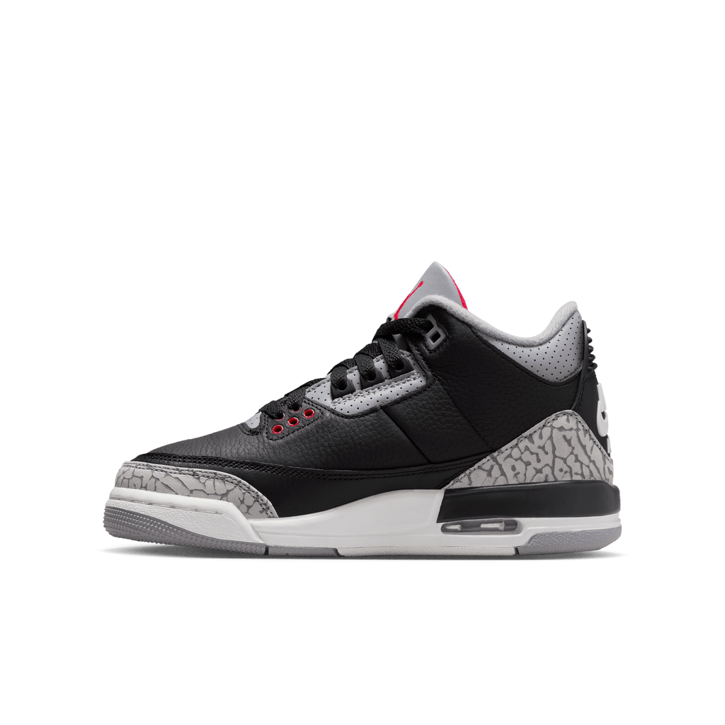 Big Kids' Jordan 3 Retro "Black Cement"