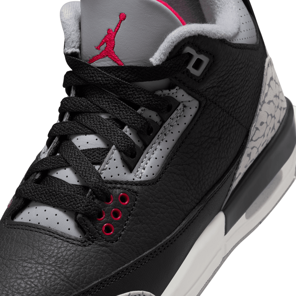 Big Kids' Jordan 3 Retro "Black Cement"