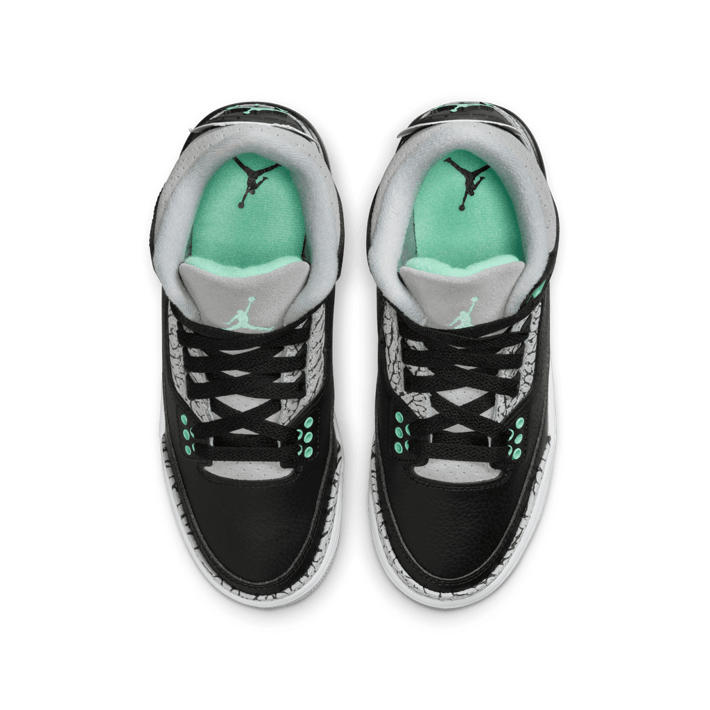 Big Kids' Air Jordan 3 Retro "Green Glow"