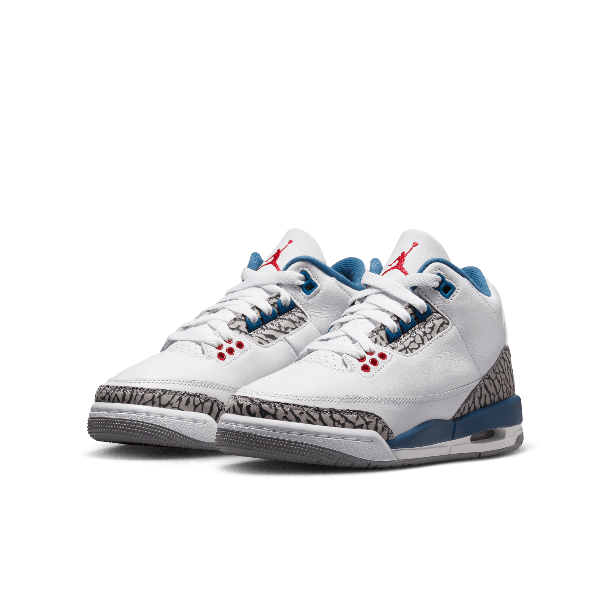 Big Kids' Air Jordan 3 Retro "True Blue"