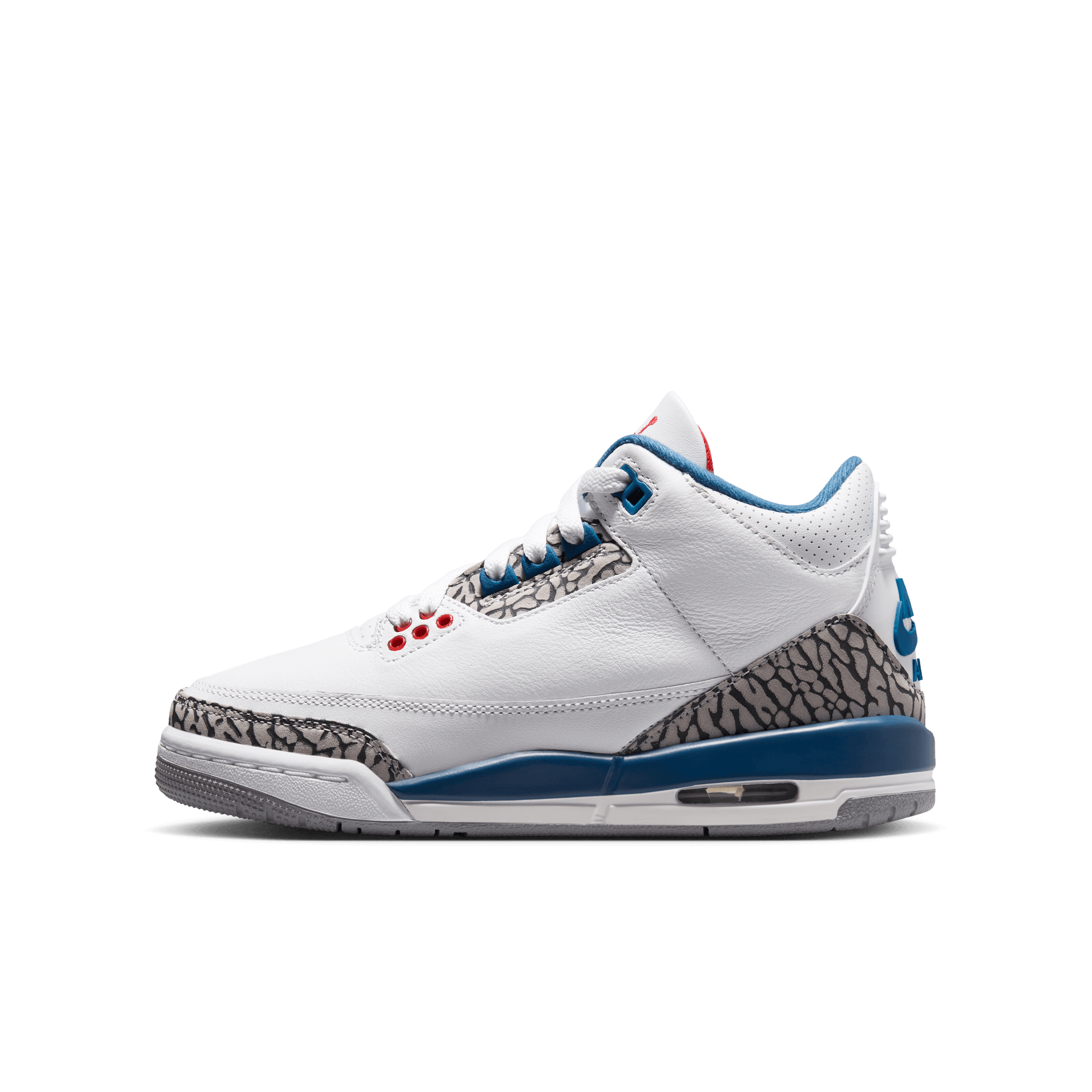 Big Kids' Air Jordan 3 Retro "True Blue"