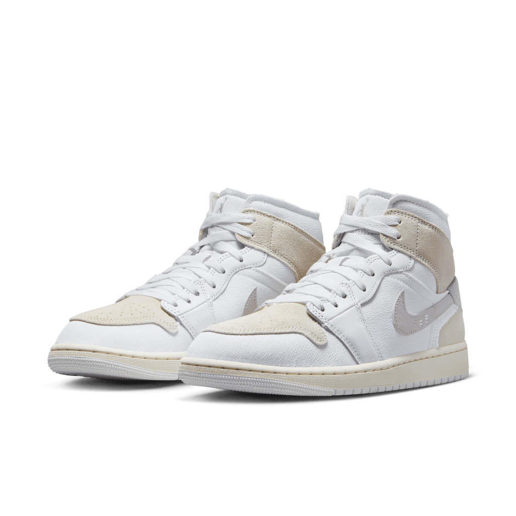 Men's Air Jordan 1 Mid SE Craft "Inside Out White Grey"