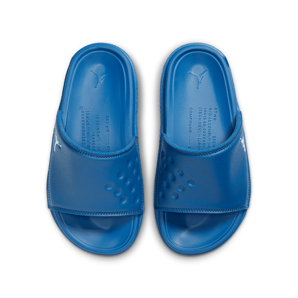 Big Kids' Jordan Play Slides "University Blue White"