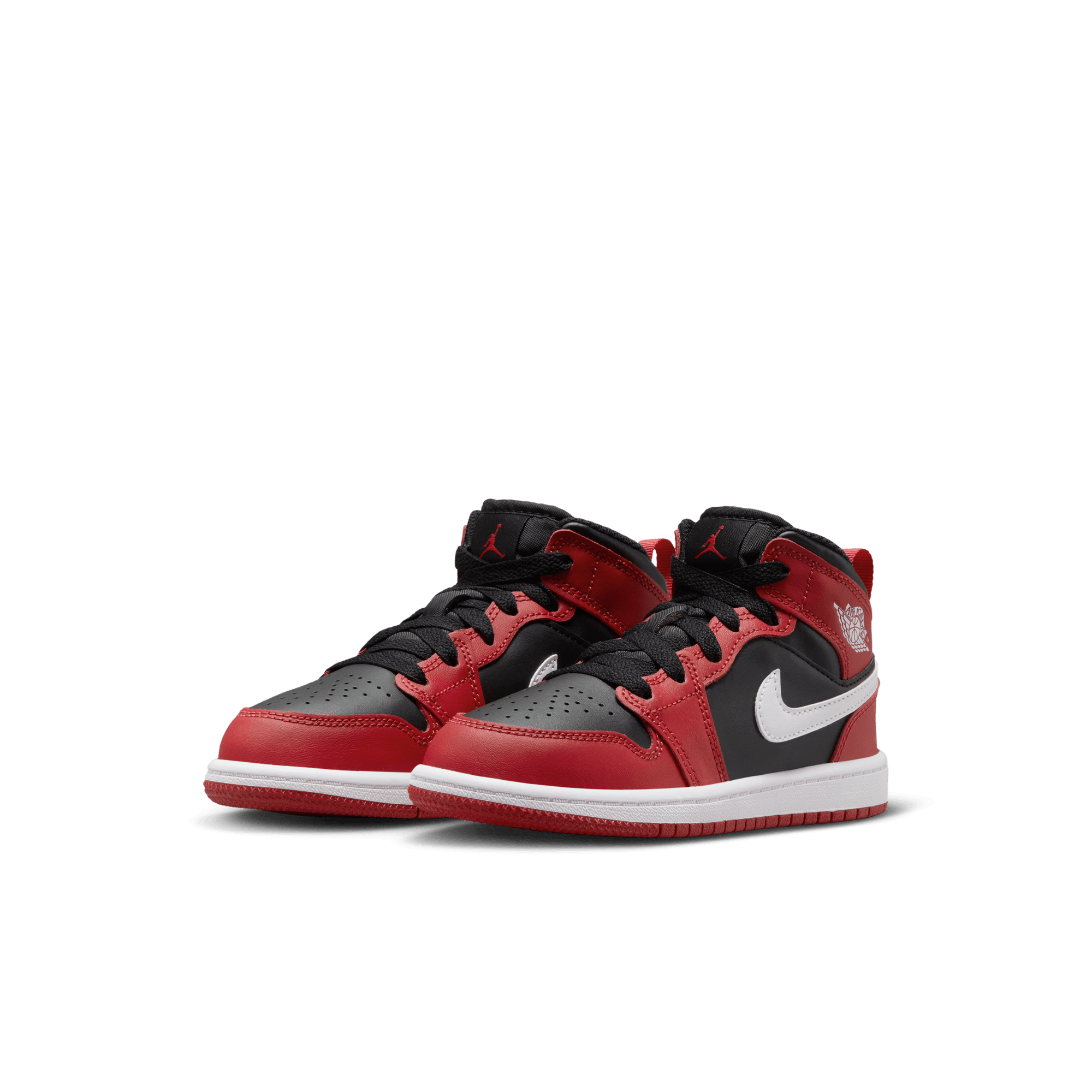 Little Kids' Jordan 1 Mid "Gym Red Black White"