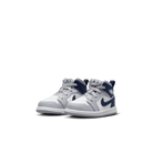 Baby/Toddler Jordan 1 Mid "Wolf Grey Midnight Navy"
