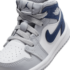 Baby/Toddler Jordan 1 Mid "Wolf Grey Midnight Navy"