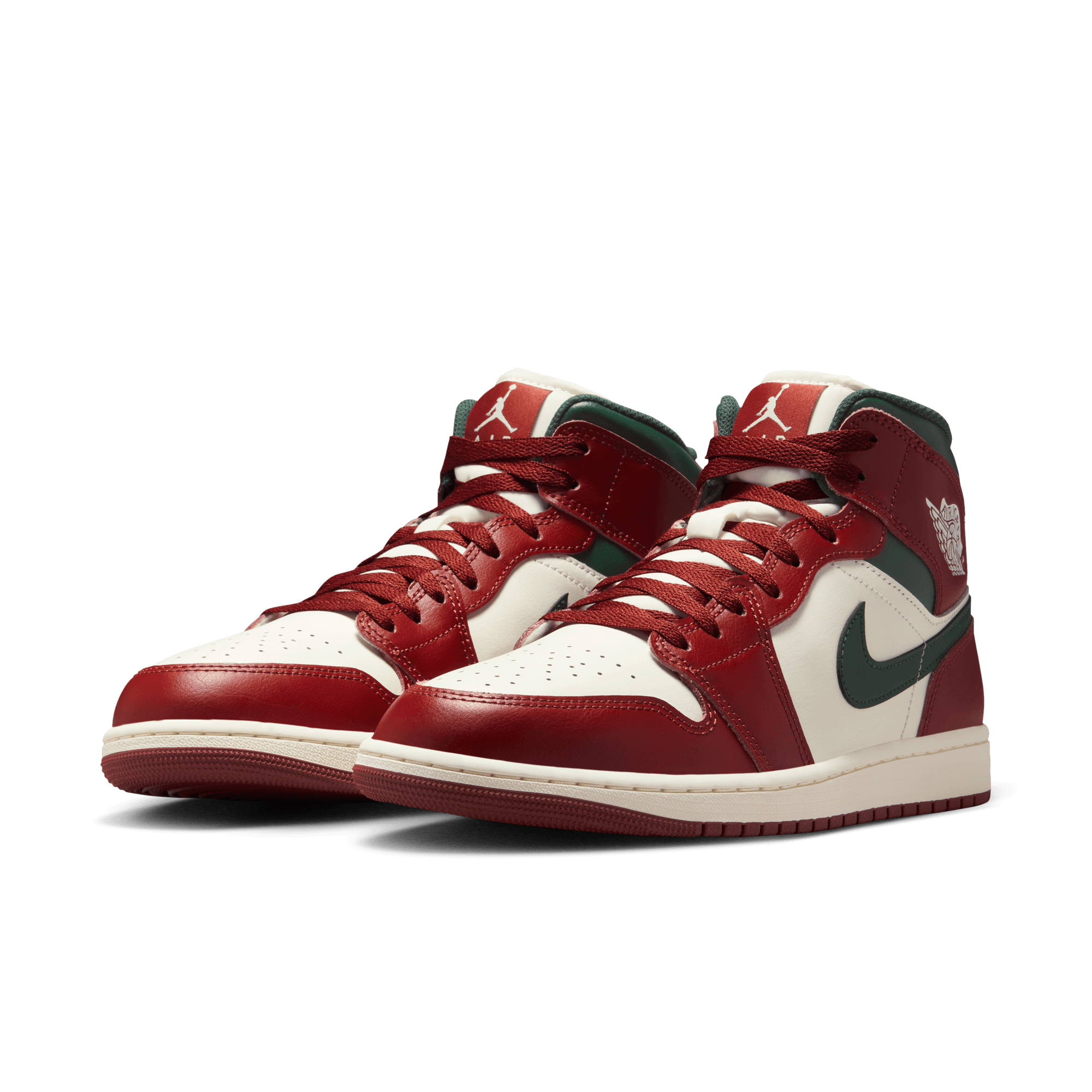 Men's Air Jordan 1 Mid "Redstone Midnight Green"
