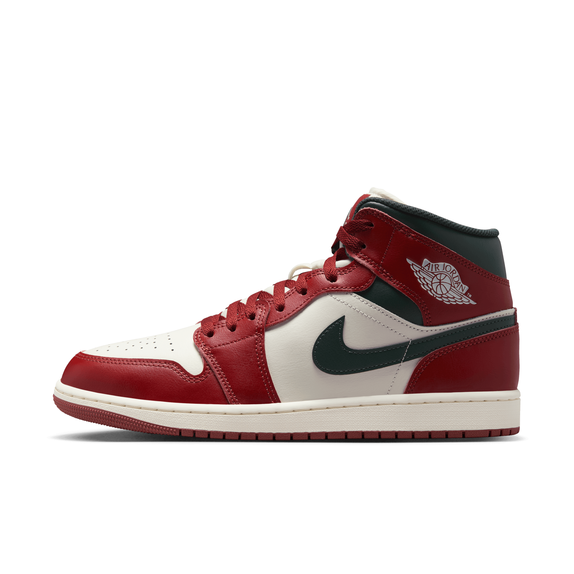 Men's Air Jordan 1 Mid "Redstone Midnight Green"