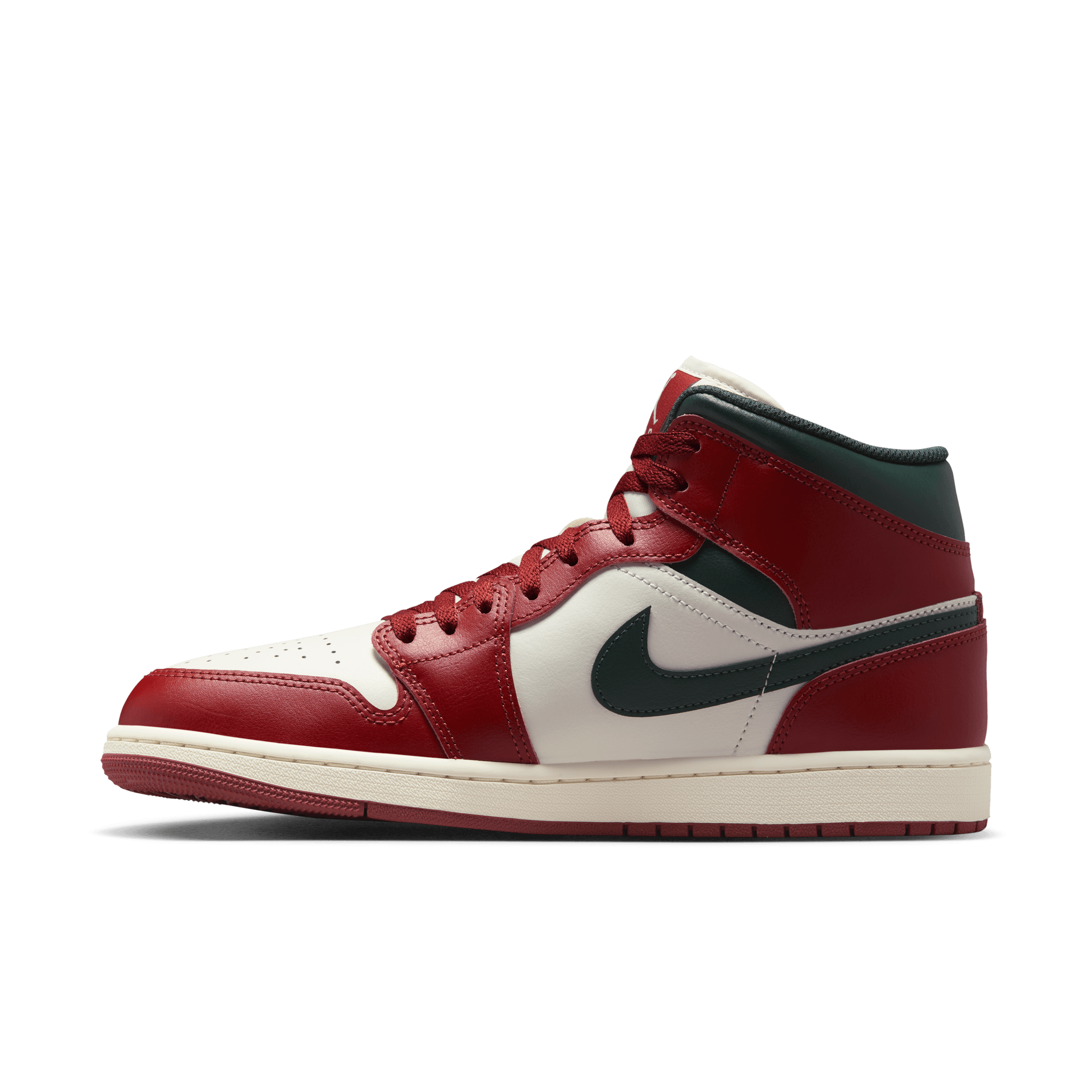 Men's Air Jordan 1 Mid "Redstone Midnight Green"