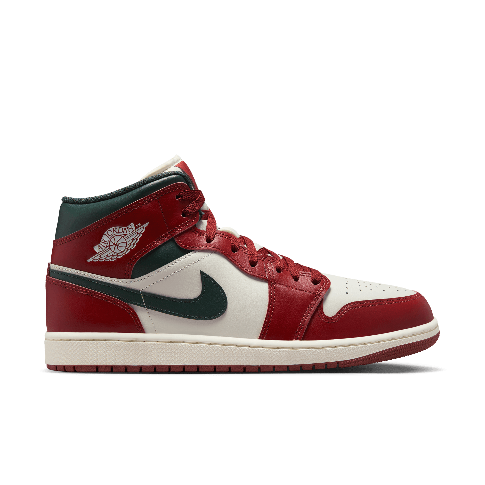 Men's Air Jordan 1 Mid "Redstone Midnight Green"