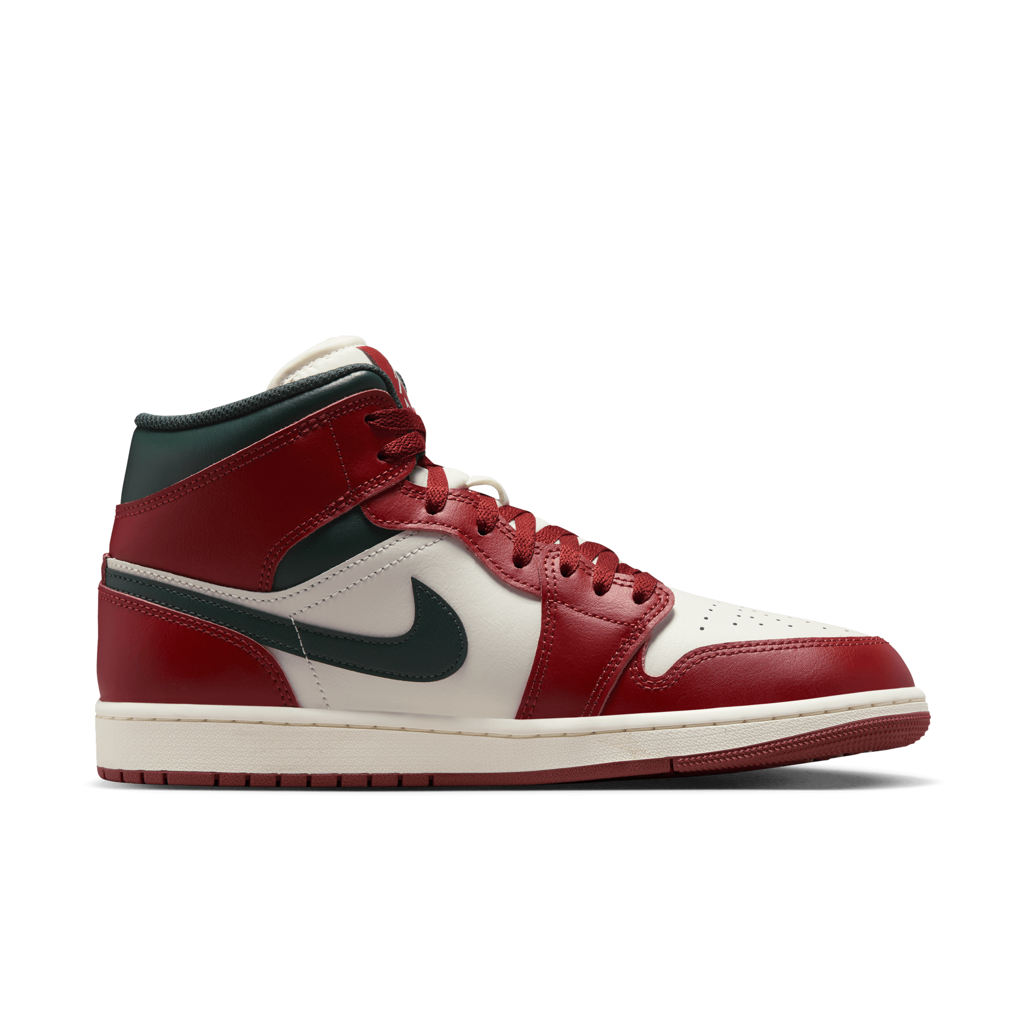 Men's Air Jordan 1 Mid "Redstone Midnight Green"