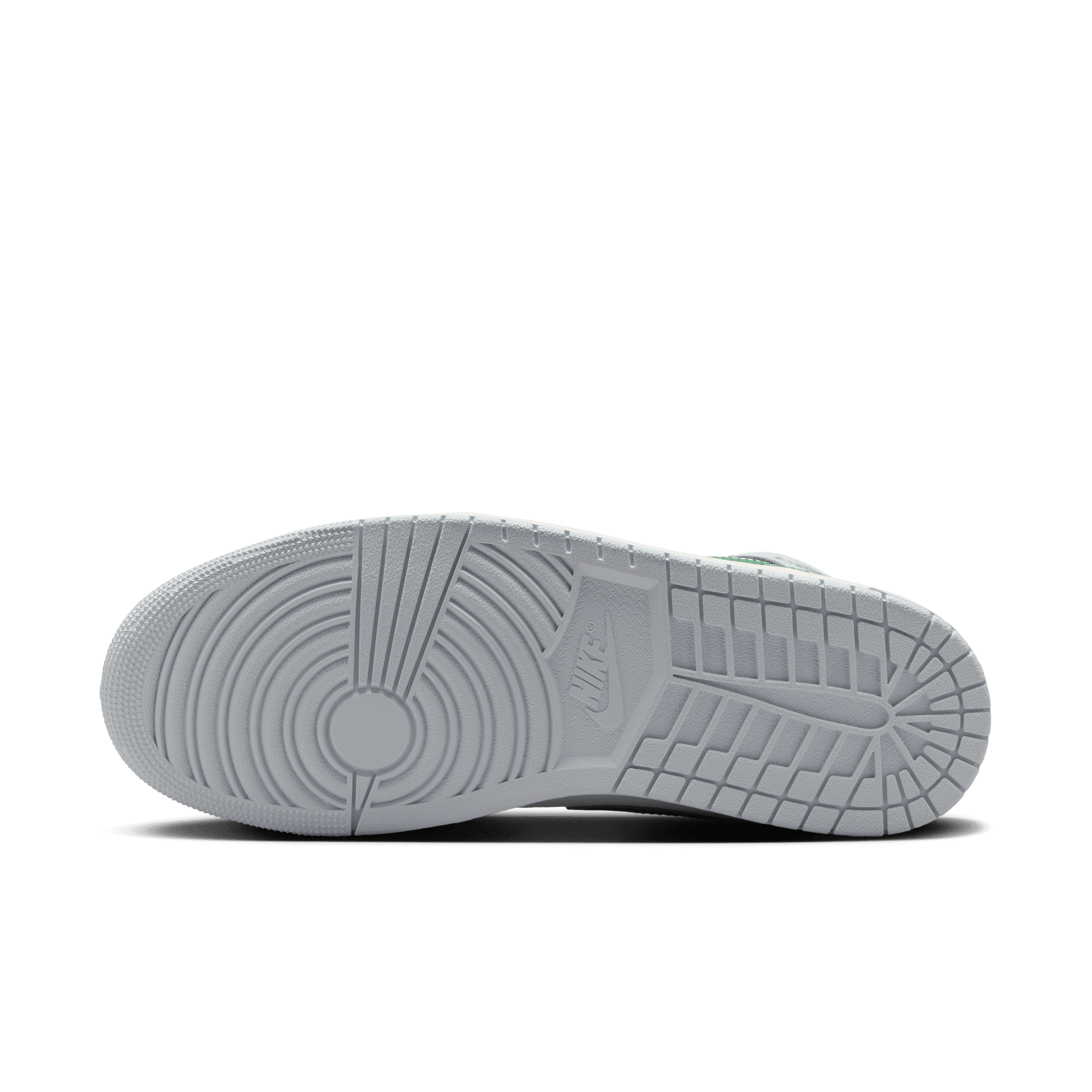 Men's Air Jordan 1 Mid "Summit White Lucky Green"