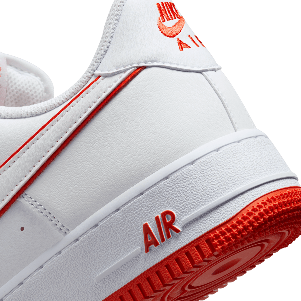 Men's Nike Air Force 1 '07 "White Picante Red"