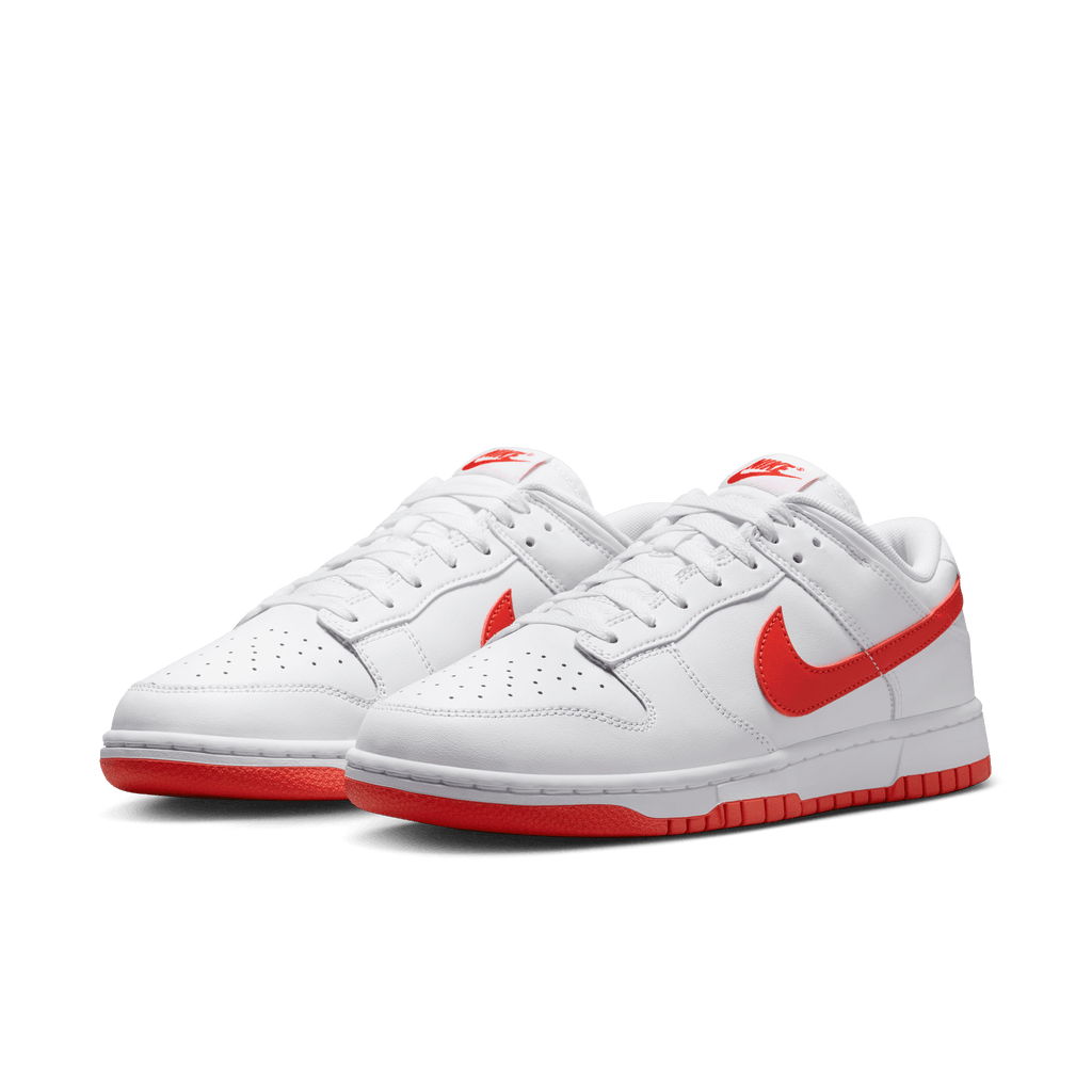 Men's Nike Dunk Low Retro "White Picante Red"