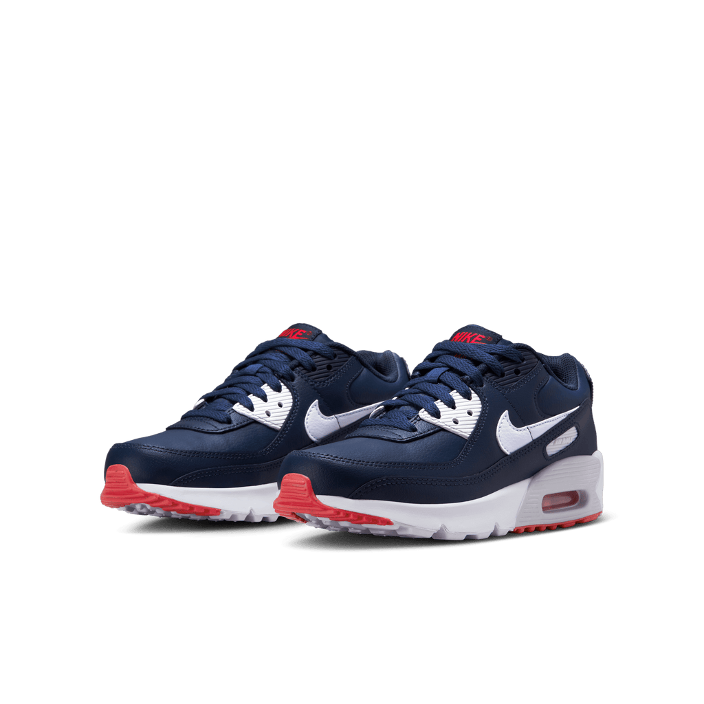 Big Kids’ Nike Air Max 90 LTR "Obsidian Track Red"