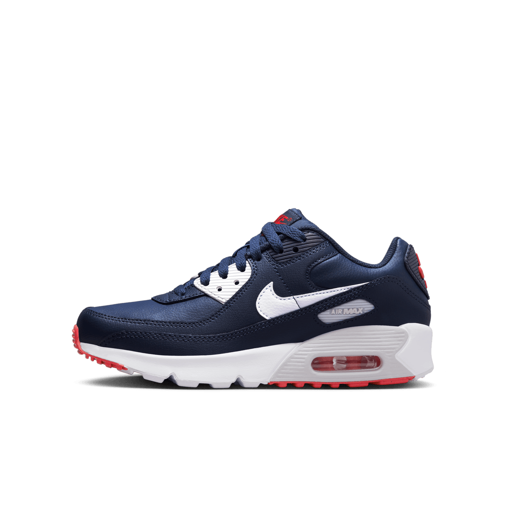 Big Kids’ Nike Air Max 90 LTR "Obsidian Track Red"