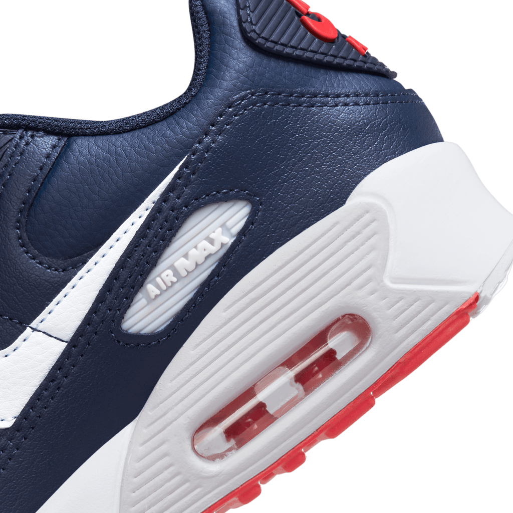 Big Kids’ Nike Air Max 90 LTR "Obsidian Track Red"