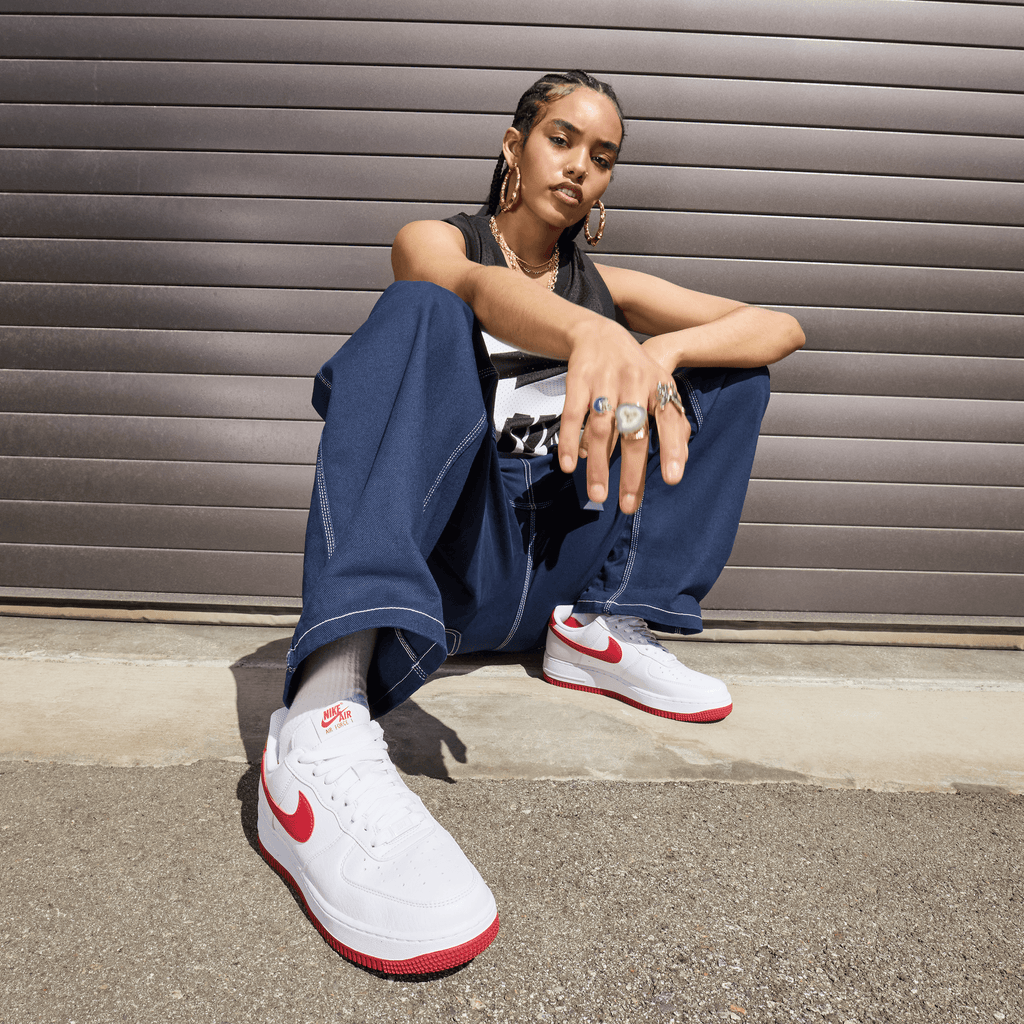 Women's Nike Air Force 1 '07 Next Nature "White Gym Red"