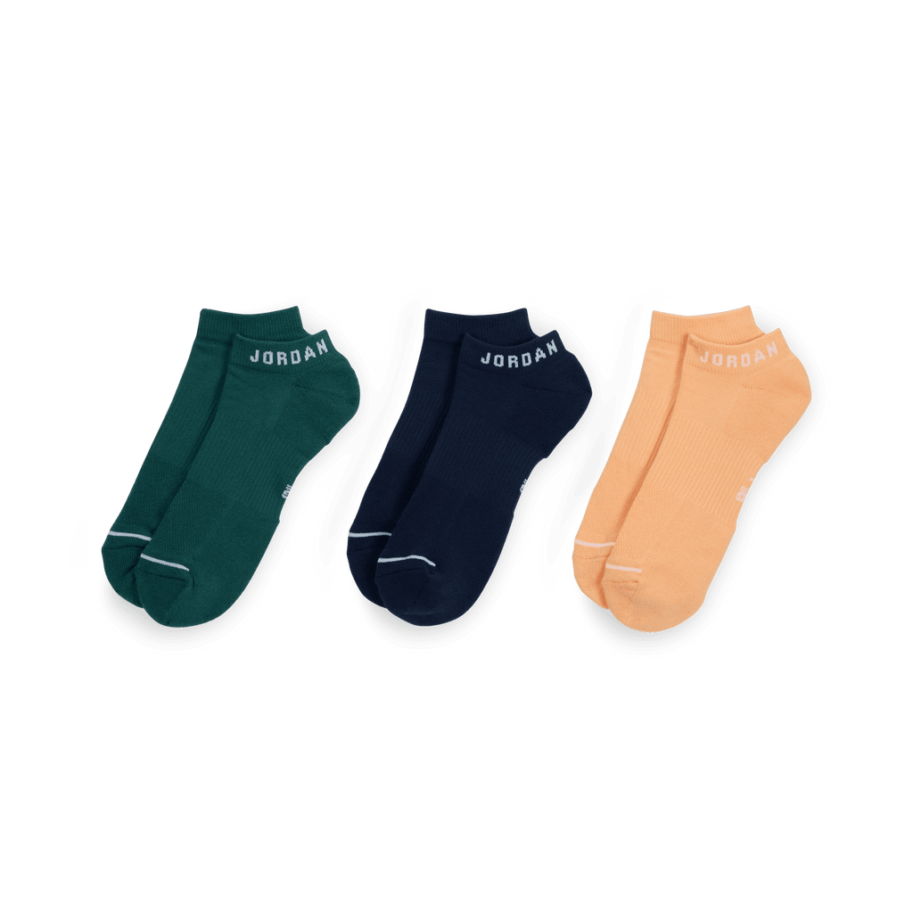 Jordan Everyday No-Show Socks "Multi-color" (3 Pairs) (Unisex)