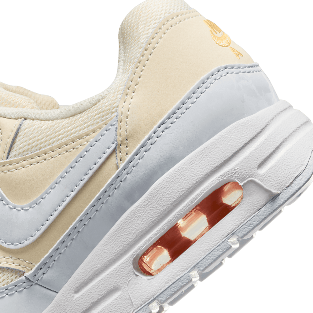 Big Kids' Air Max 1 "Pale Ivory Football Grey"