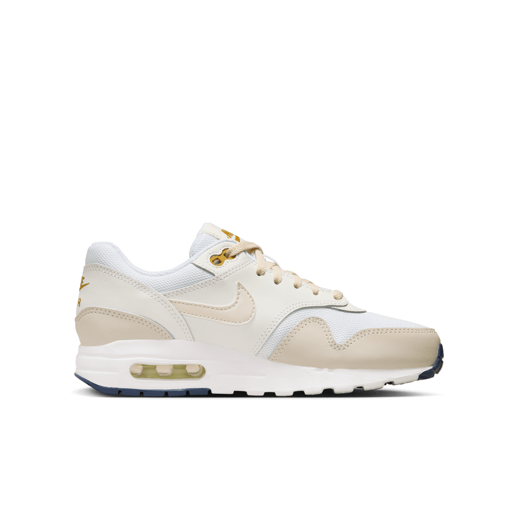 Big Kids' Air Max 1 "White Bronzine"