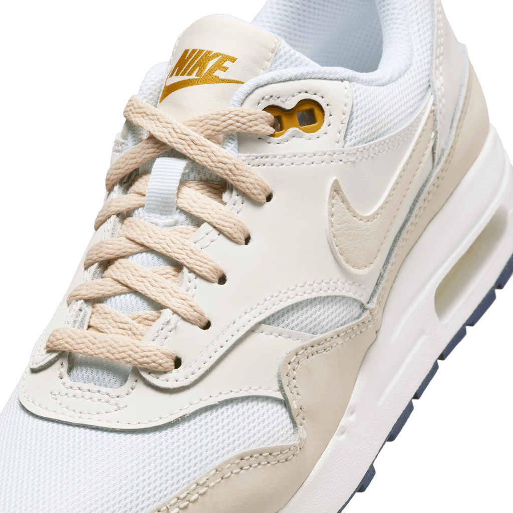 Big Kids' Air Max 1 "White Bronzine"