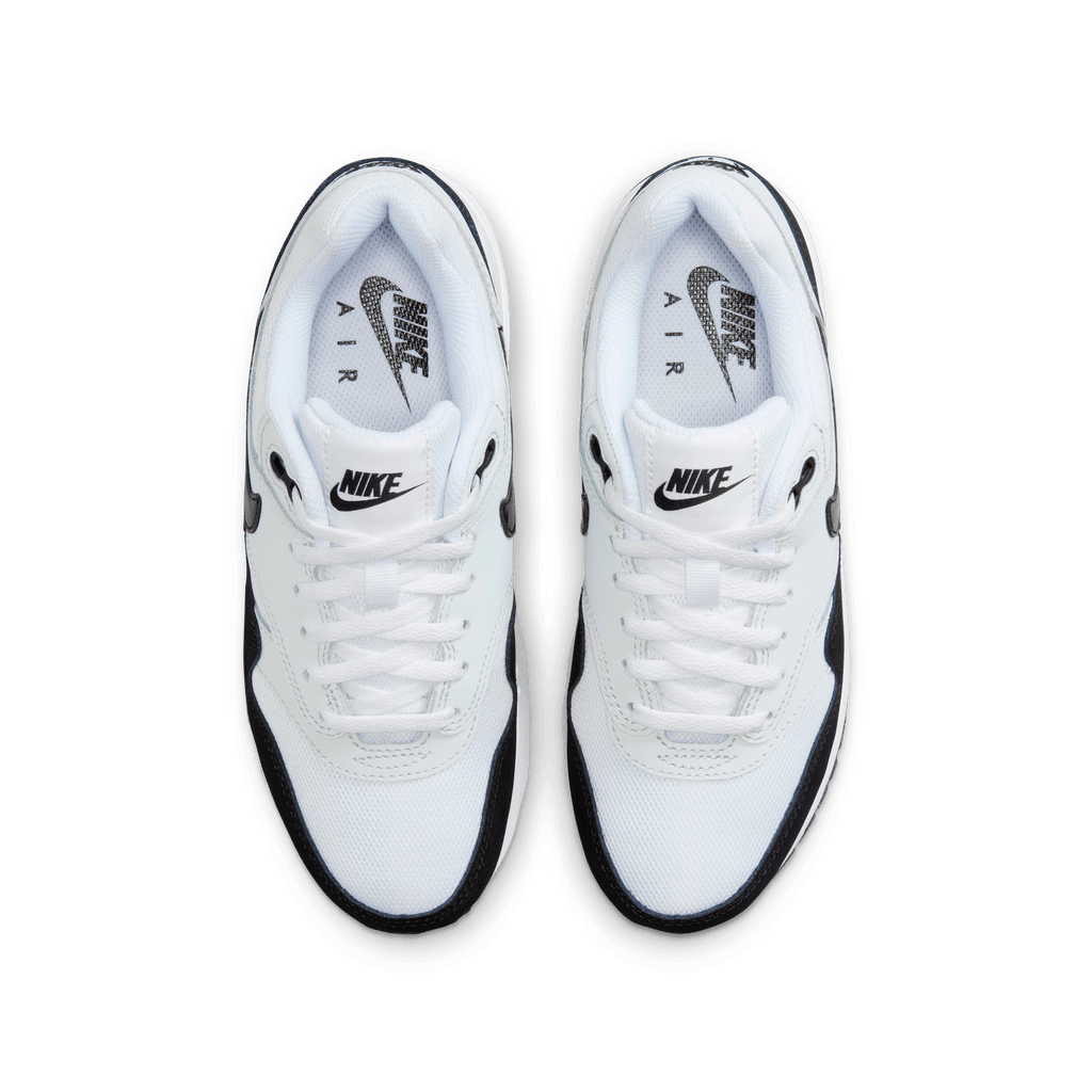 Big Kids' Air Max 1 "White Black"