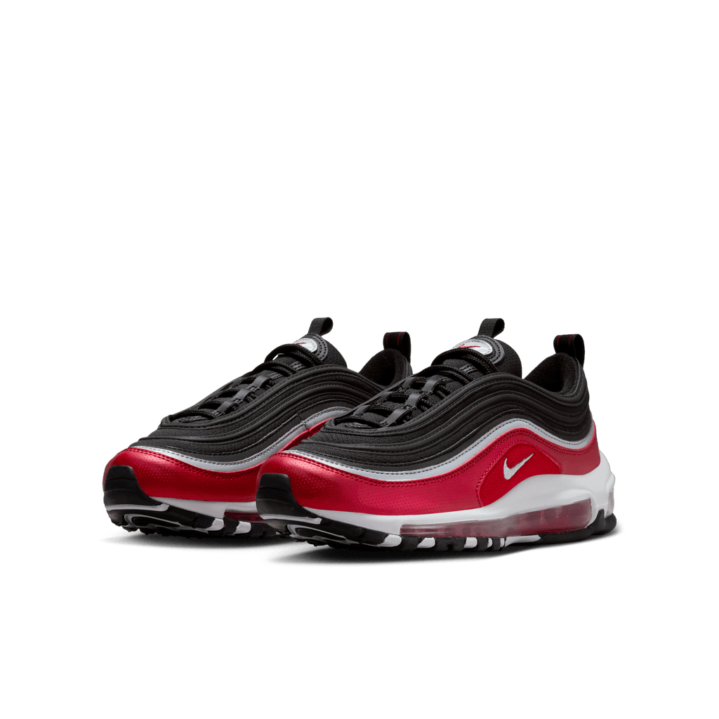 Big Kids' Nike Air Max 97 SE "Black Varsity Red"