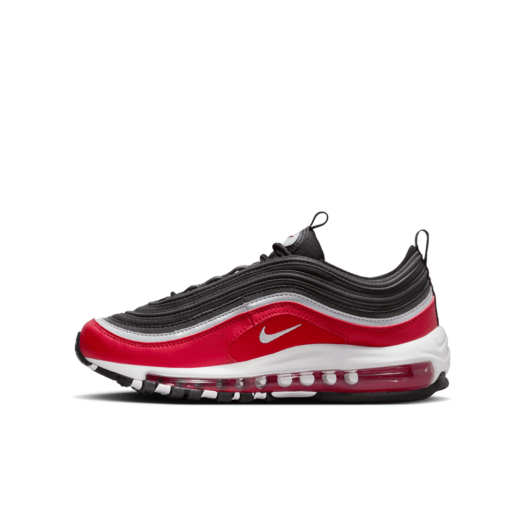 Big Kids' Nike Air Max 97 SE "Black Varsity Red"