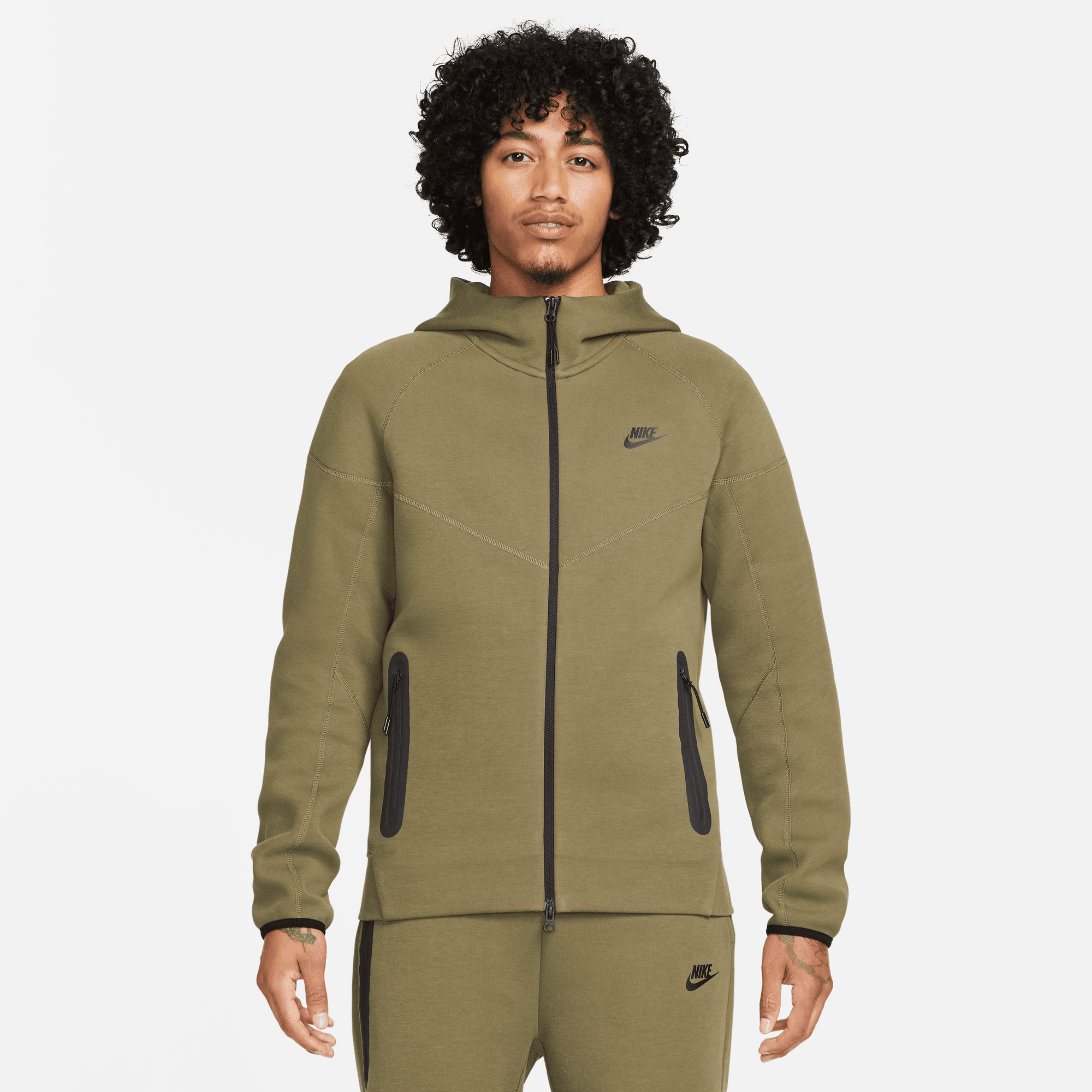 Men s Nike Sportswear Tech Fleece Windrunner Full Zip Hoodie The Closet Inc