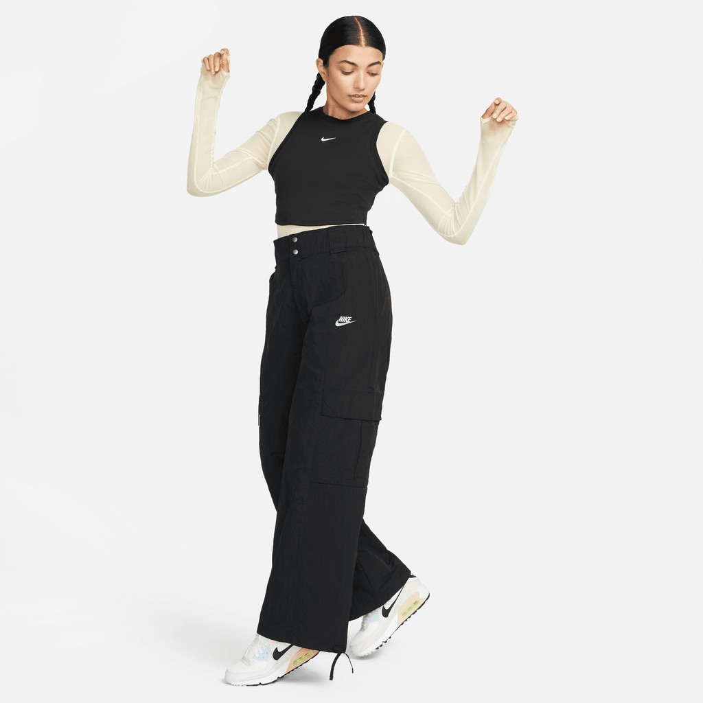 Women's Nike Sportswear Chill Knit Tight Cropped Mini-Rib Tank Top