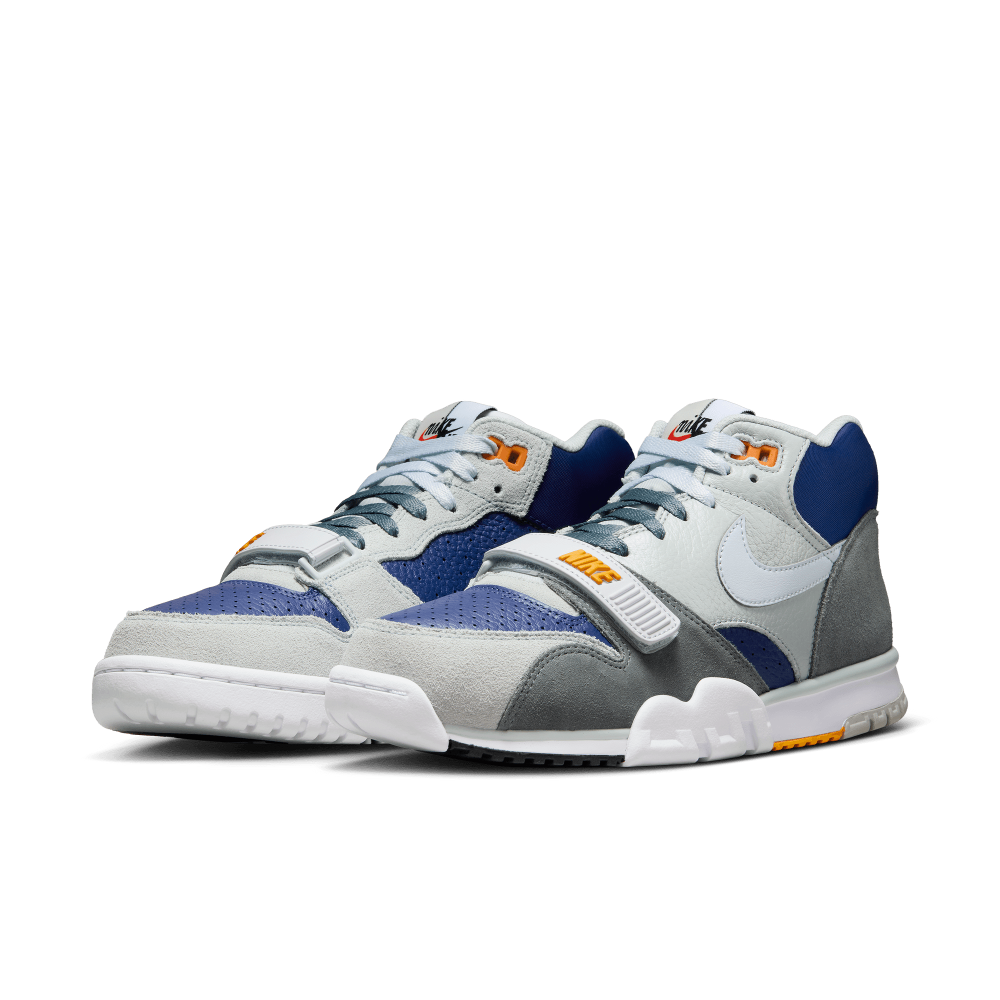 Nike Gray Blue Air Trainer 1 Sneakers