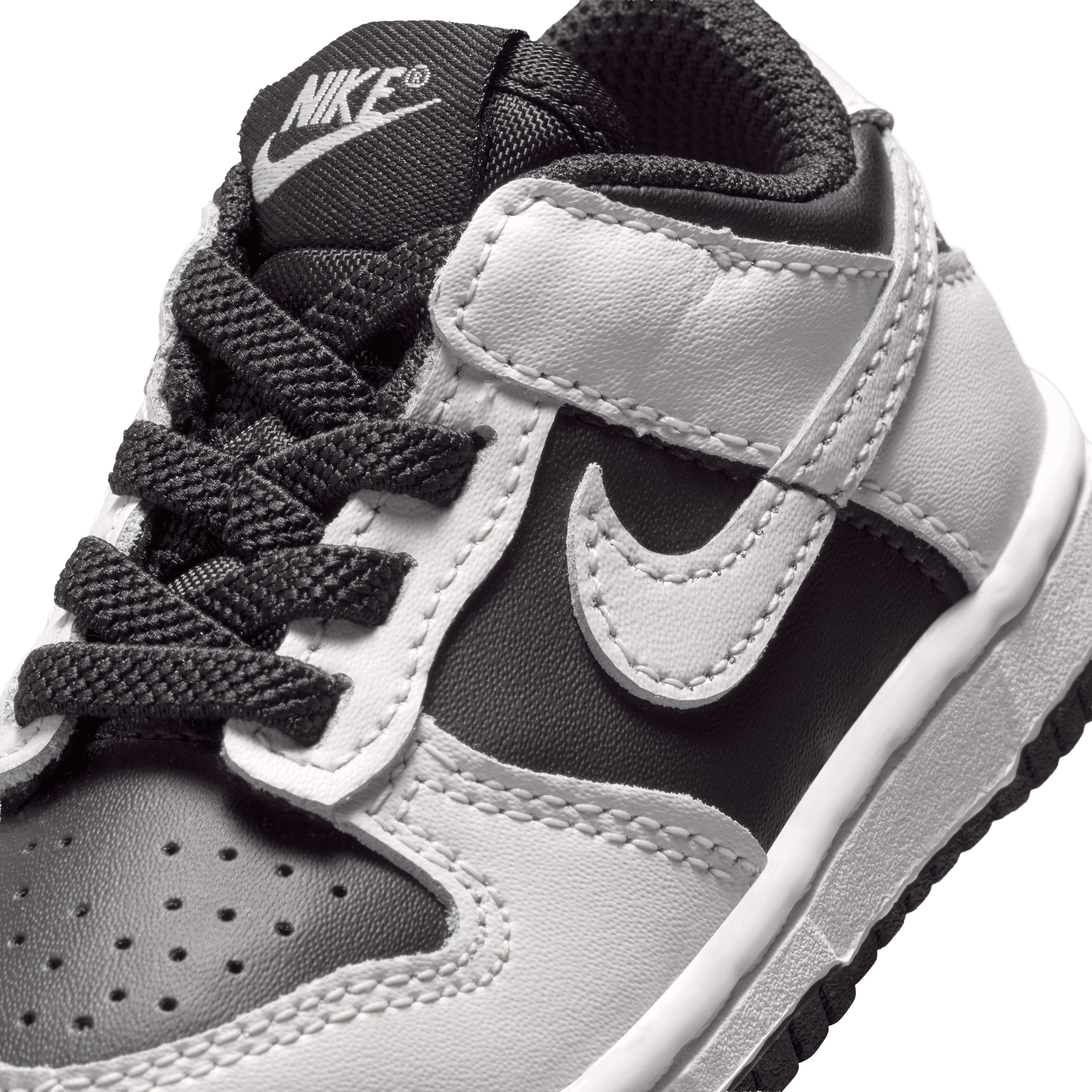 Baby/Toddler Nike Dunk Low "Black Platinum Tint White"