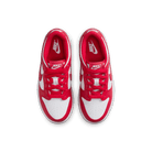 Little Kids' Nike Dunk Low "White University Red"