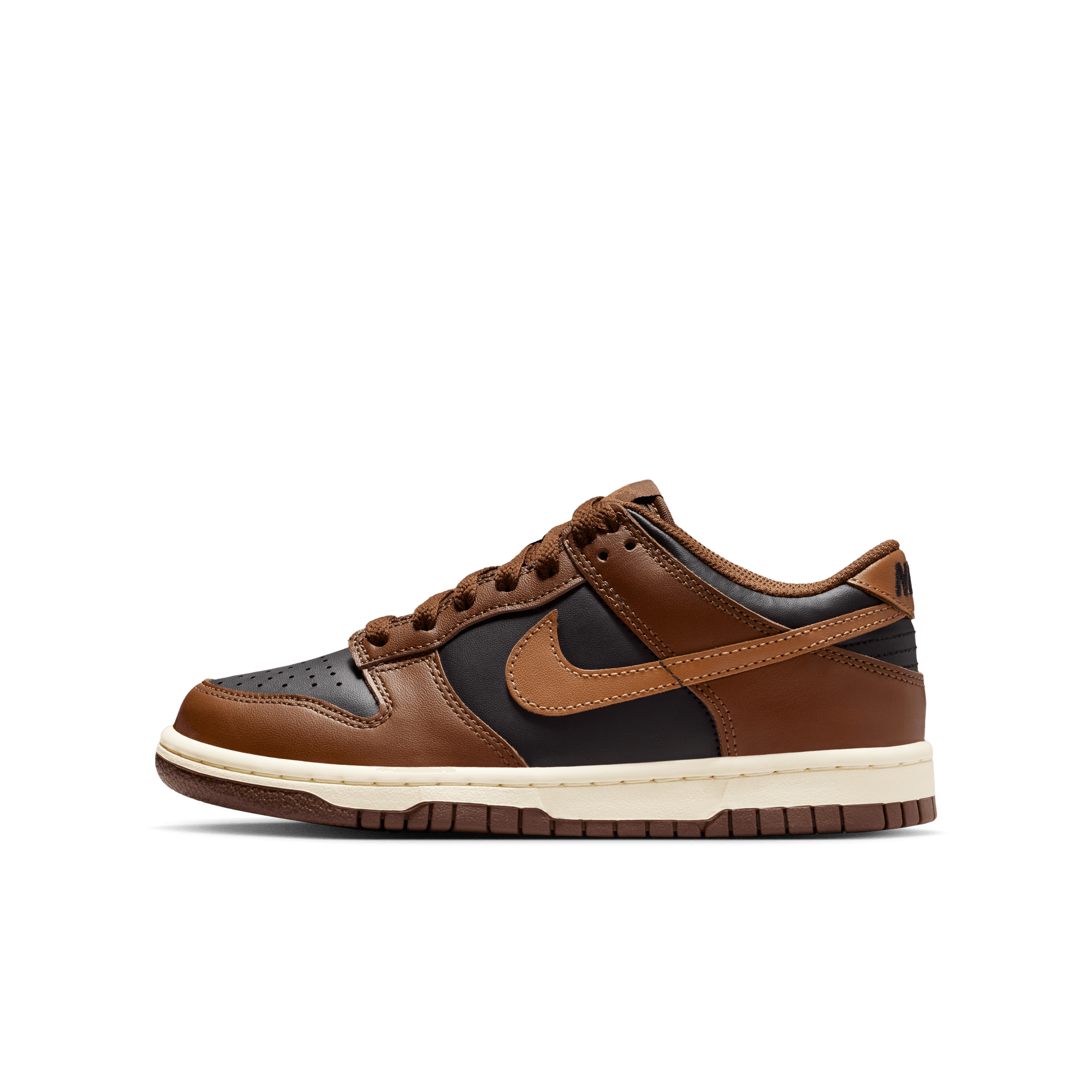 Big Kids' Nike Dunk Low "Brown Black"