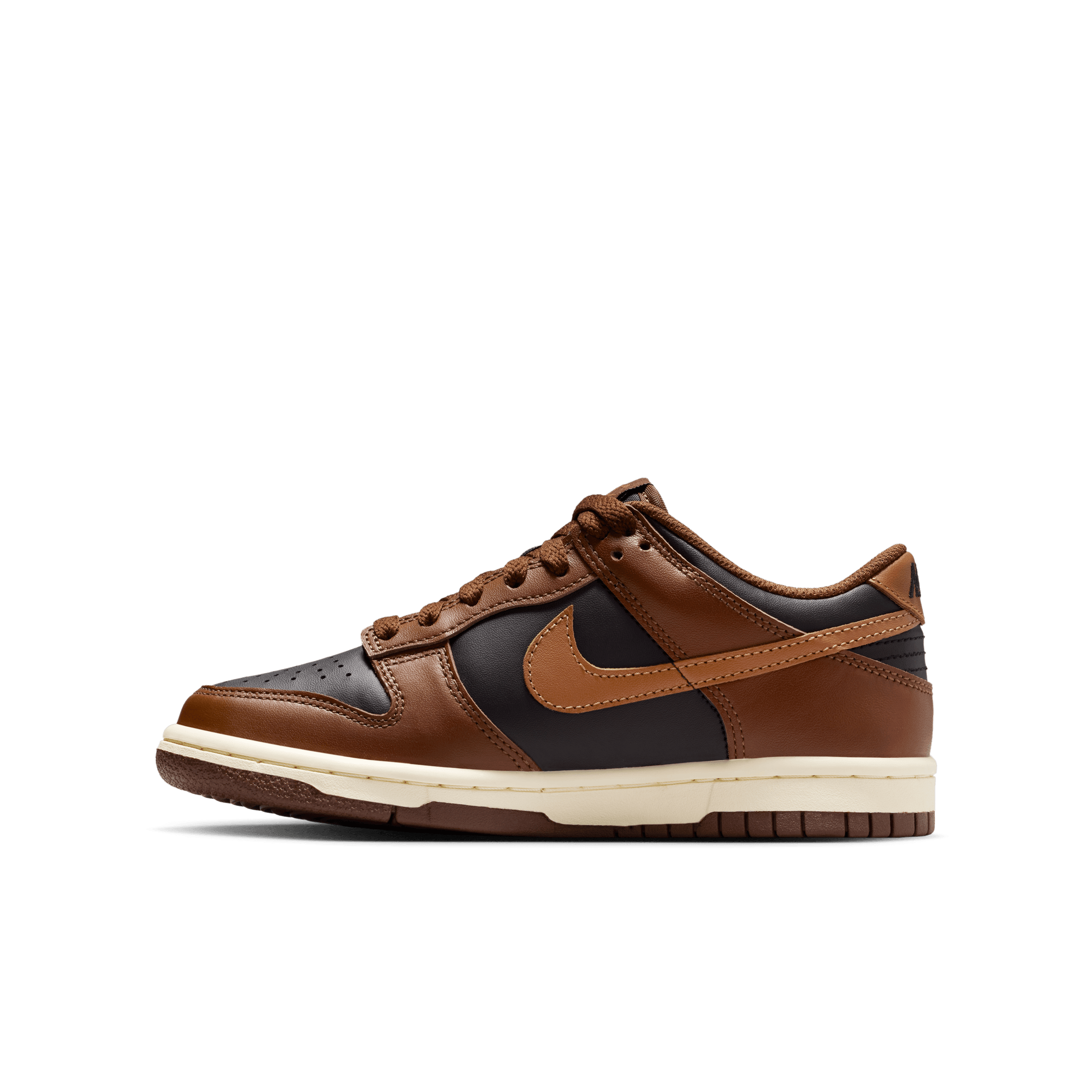 Big Kids' Nike Dunk Low "Brown Black"