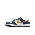 Big Kids' Nike Dunk Low "Midnight Navy Wheat"
