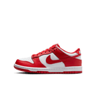 Big Kids' Nike Dunk Low "White University Red"