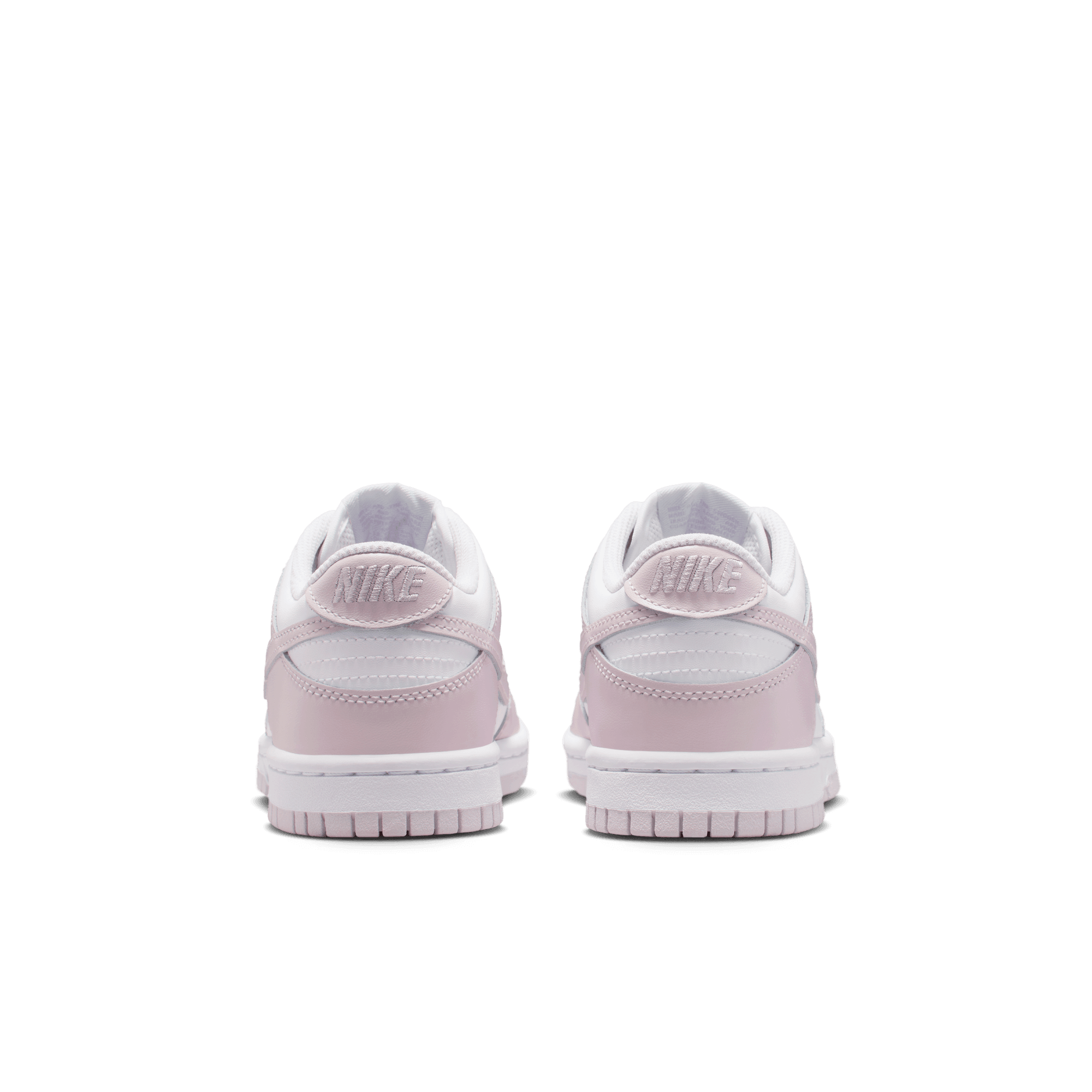 Big Kids' Nike Dunk Low "White Light Violet"