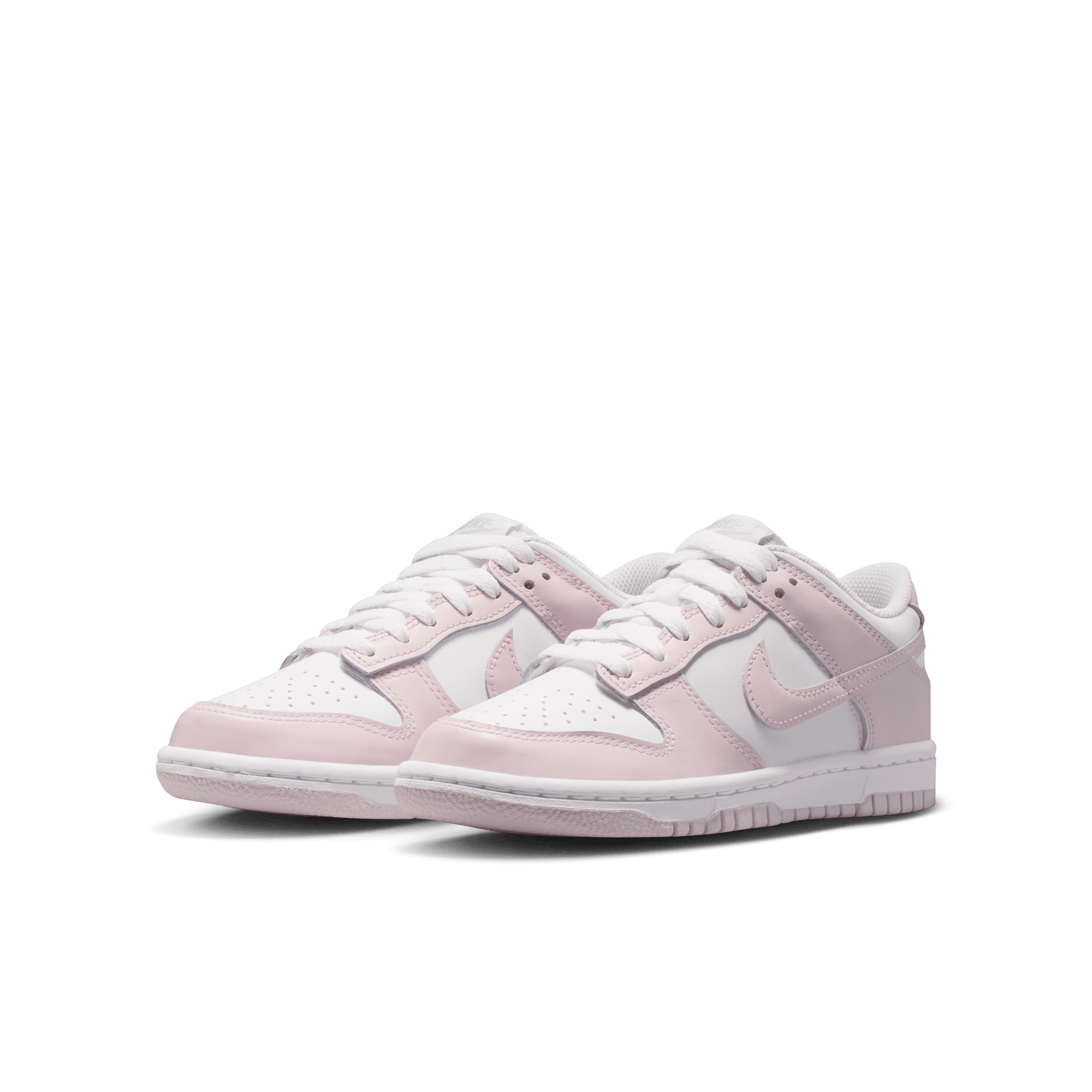 Big Kids' Nike Dunk Low "White Light Violet"