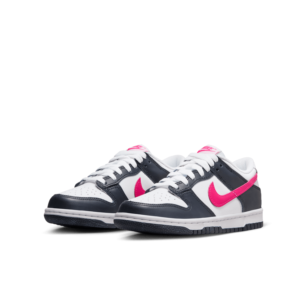 Big Kids' Nike Dunk Low "Obsidian Fierce Pink"
