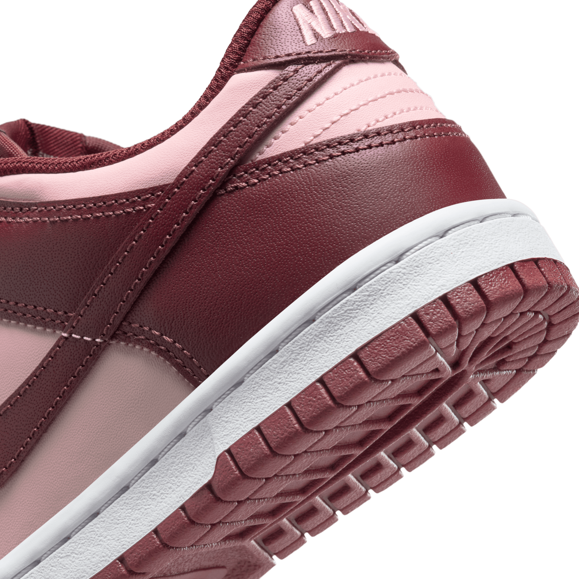 Big Kids' Nike Dunk Low "Team Red Echo Pink"