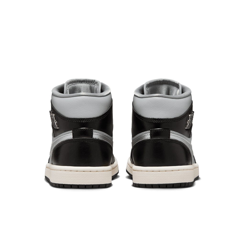 Women's Air Jordan 1 Mid SE "Black Chrome"