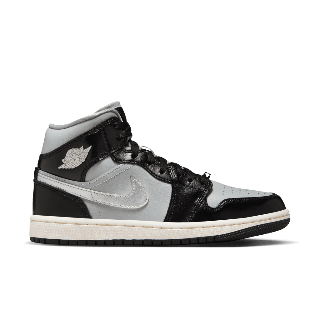 Women's Air Jordan 1 Mid SE "Black Chrome"