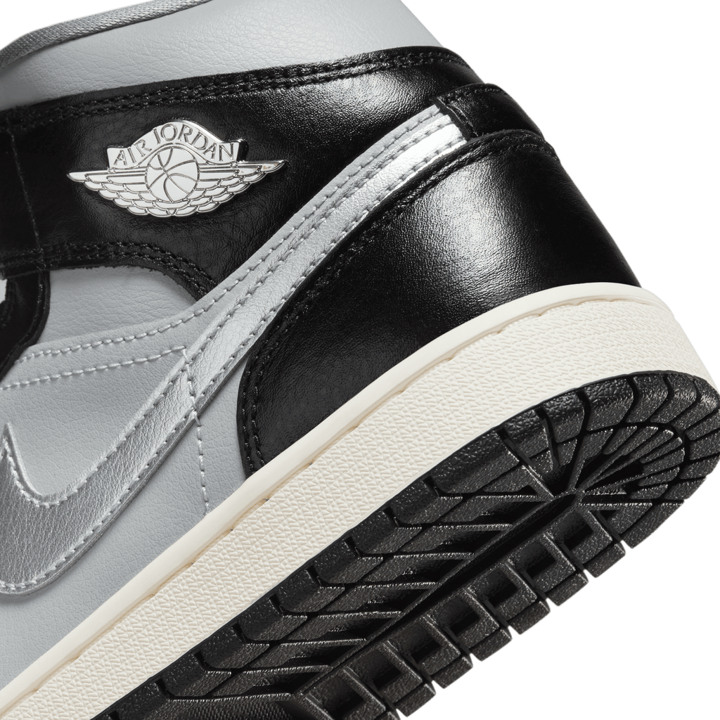 Women's Air Jordan 1 Mid SE "Black Chrome"